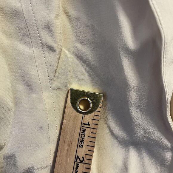 Eileen Fisher 2 Pc Woman 100% Silk Tank Top W Silk Ivory Scoop Neck & Duster XL - Picture 6 of 10